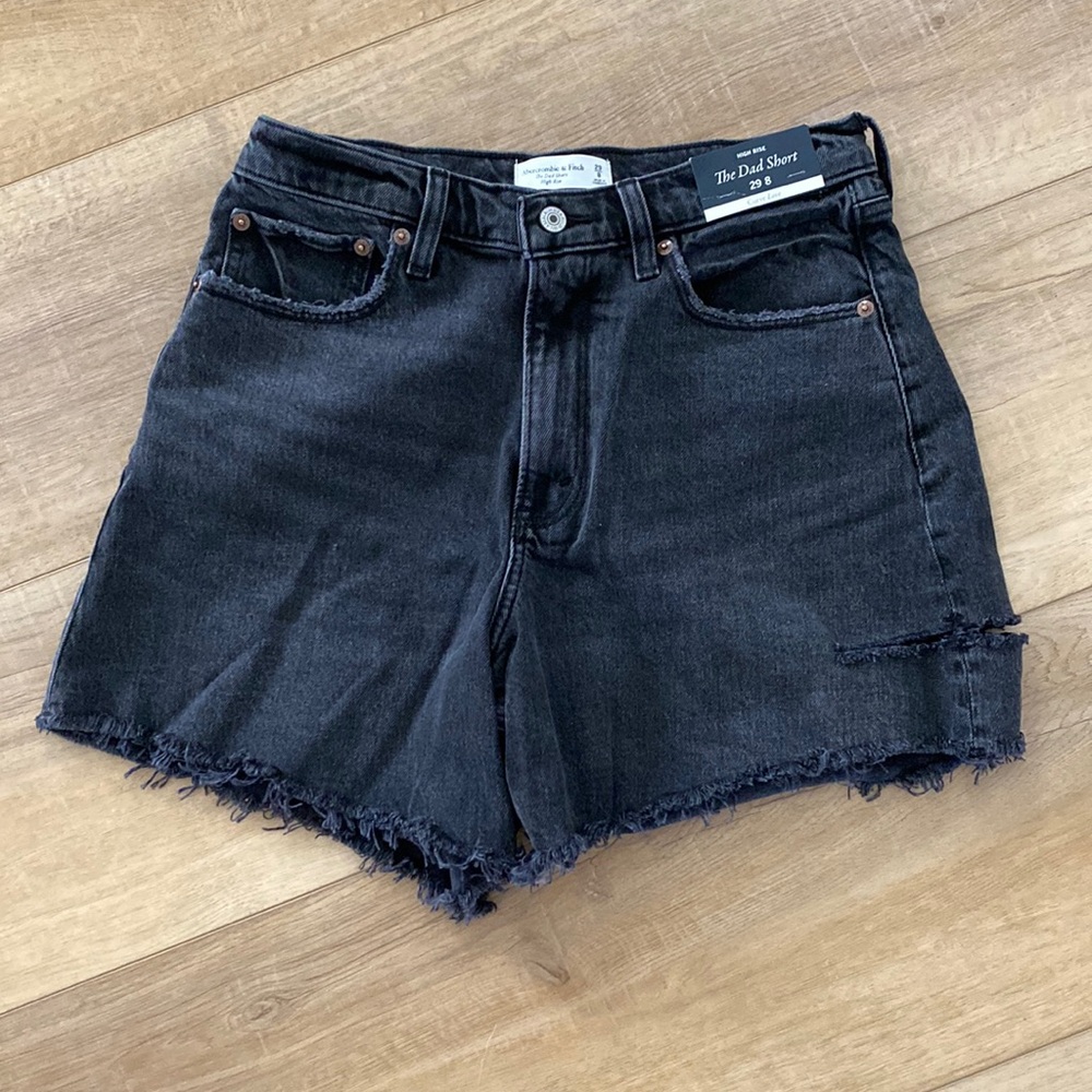Abercrombie High Rise Dad Short- Curve Love